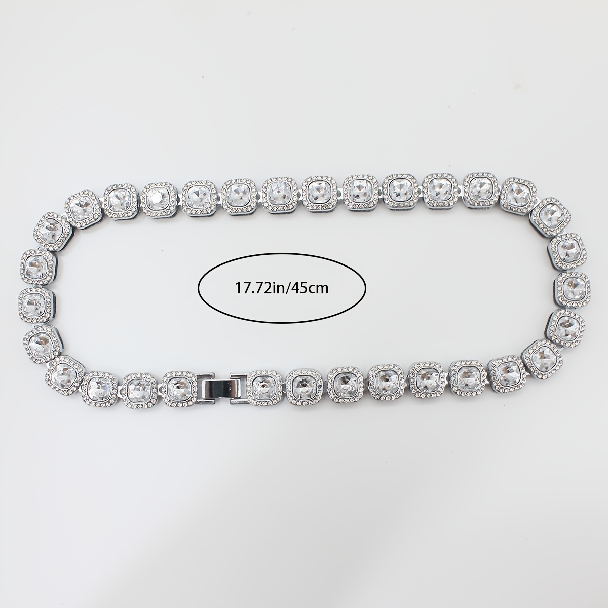 Silver Square Necklace Pendant